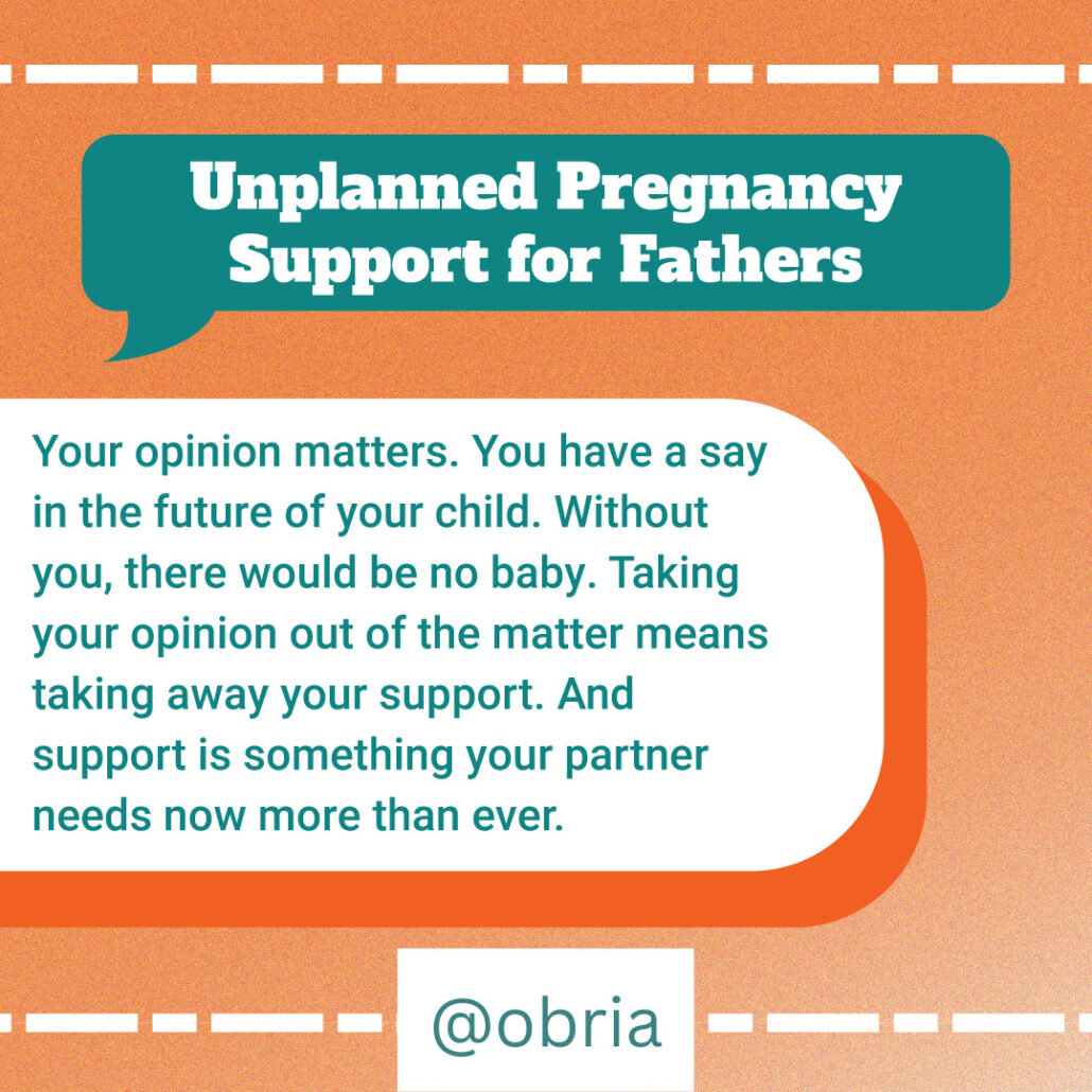 Unplanned Pregnancy Support for Fathers