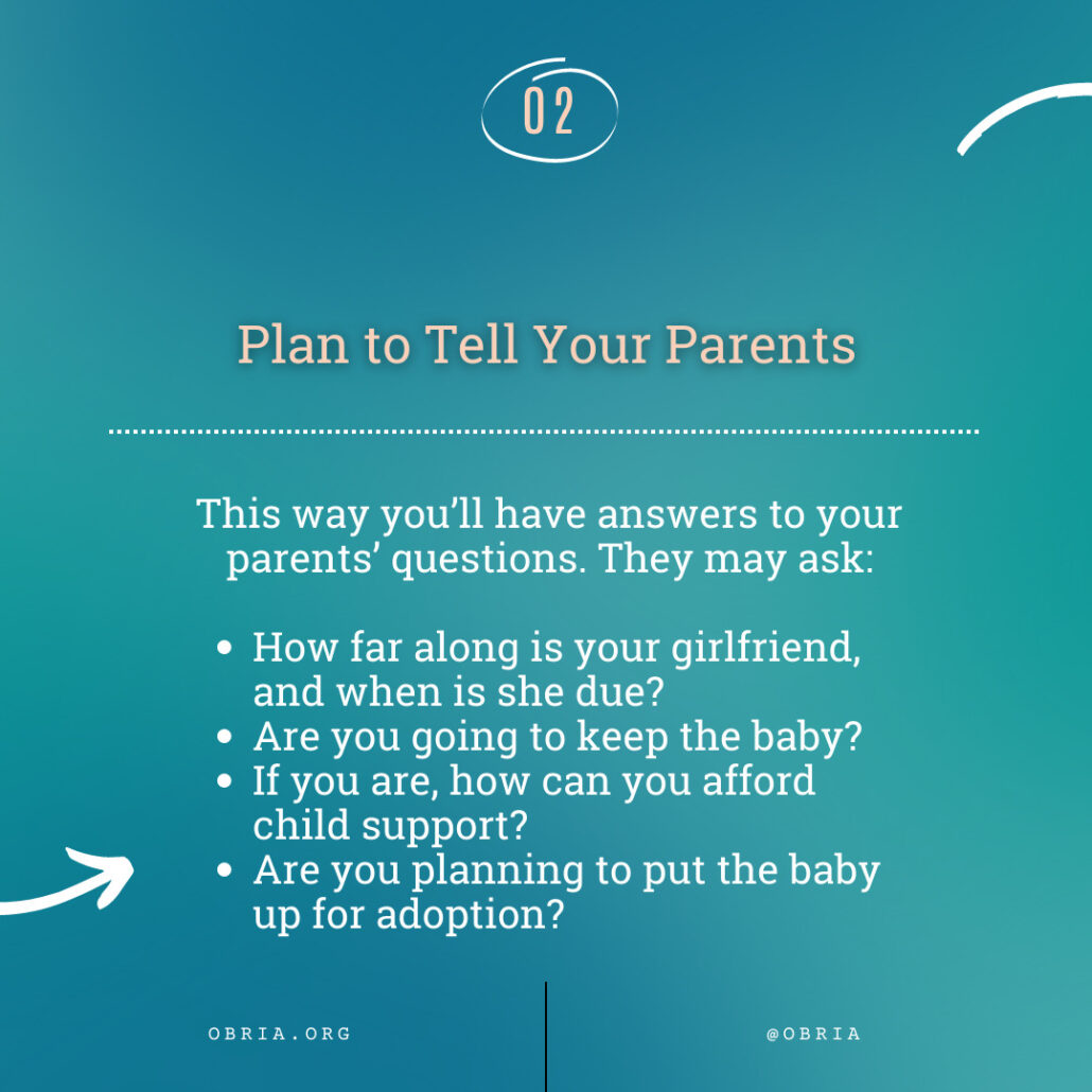Plan to Tell Your Parents