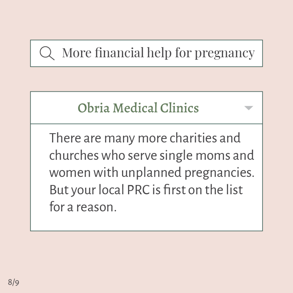 More Financial Help for Pregnancy